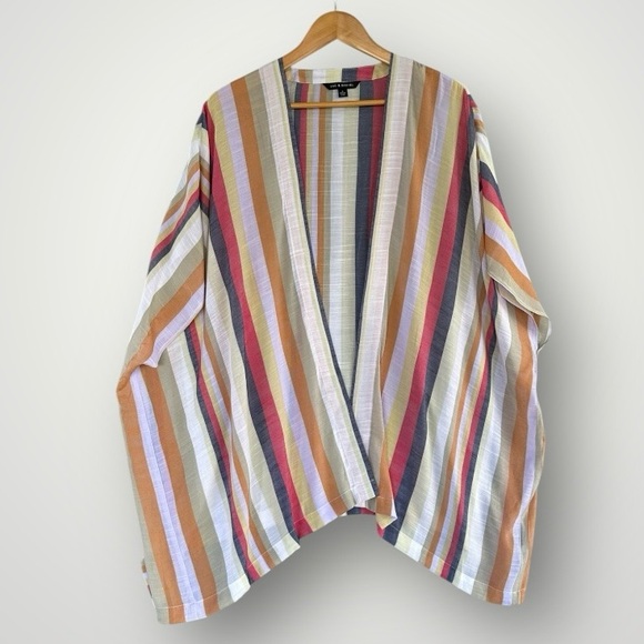 5 for $40 Zac Rachel Open Top Kimono Women Size S - Picture 1 of 6
